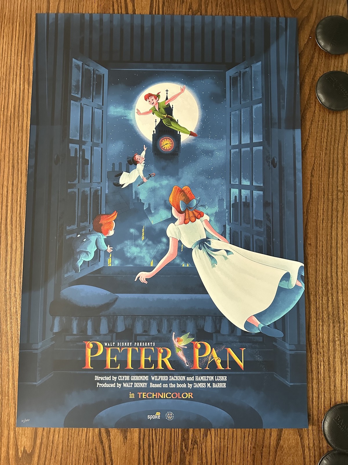 Disney's Peter Pan Mondo 24x36 Poster Mainger Limited Edition Print