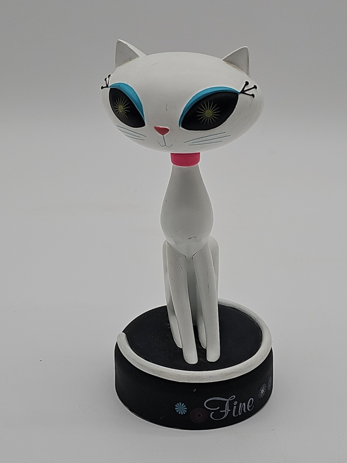 French Kitty Figure by Mighty Fine Cat Collectible In Package  2004 RARE
