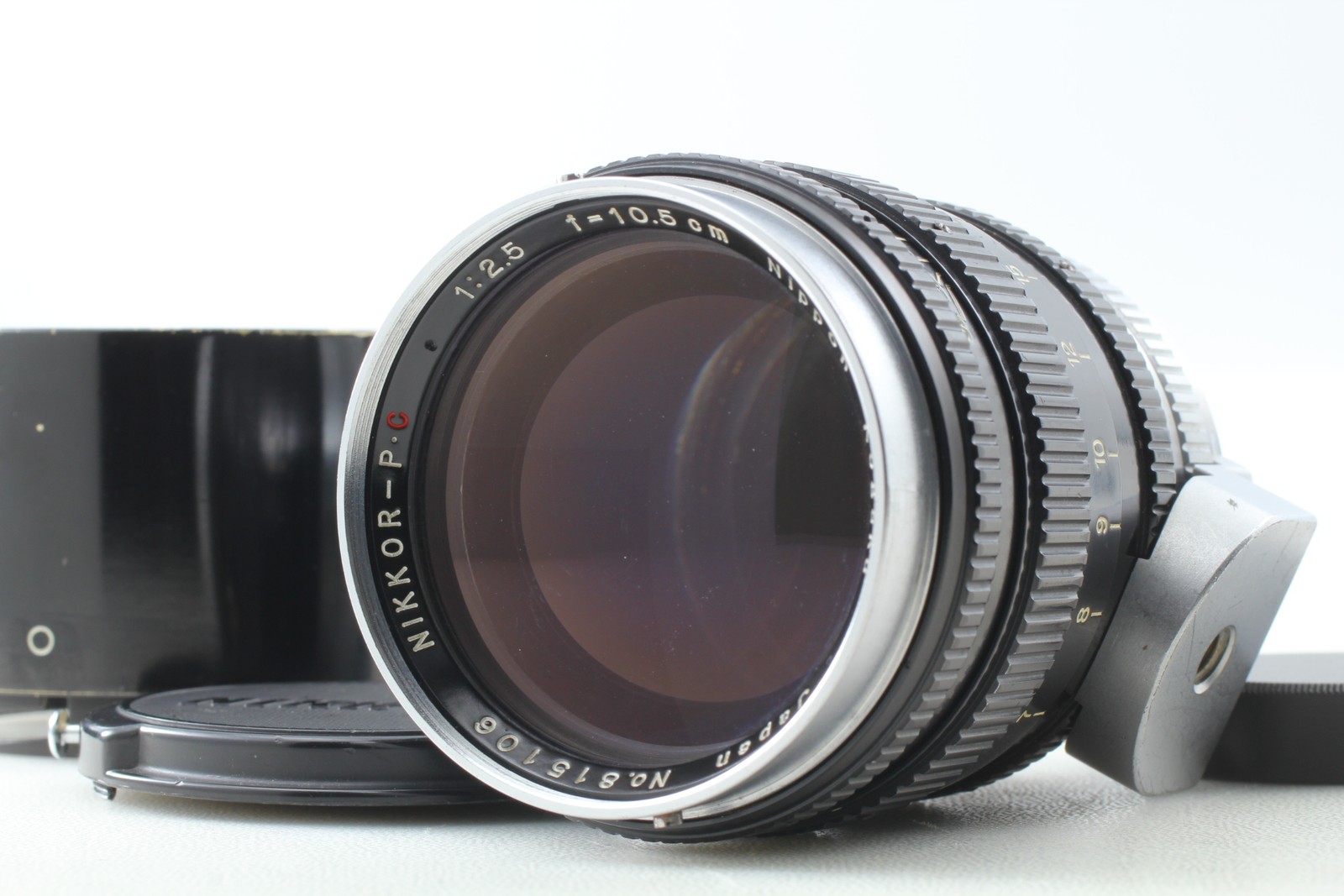[N MINT w/ Hood] Nikon Nikkor-P C 10.5cm 105mm f2.5 L39 LTM Lens JAPAN