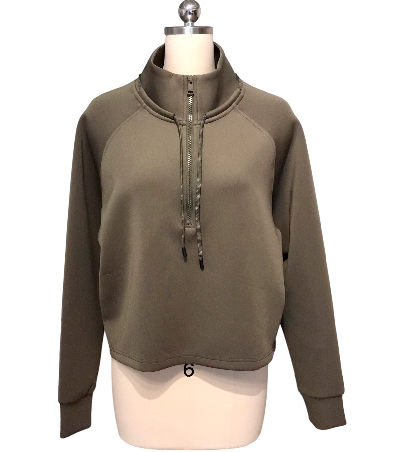 Lole Spacer Half Zip Top In Ivy Scuba Feel Gorpcore Boxy Fit READ Women’s Sz L Lole Spacer Half Zip Top In Ivy Scuba Feel Gorpcore Boxy Fit READ Women’s Sz L