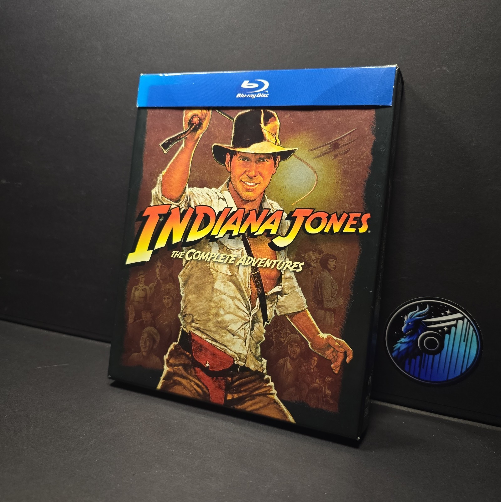Indiana Jones The Complete Adventures 5 Blu-Ray Box Set Harrison Ford Spielberg Indiana Jones The Complete Adventures 5 Blu-Ray Box Set Harrison Ford Spielberg