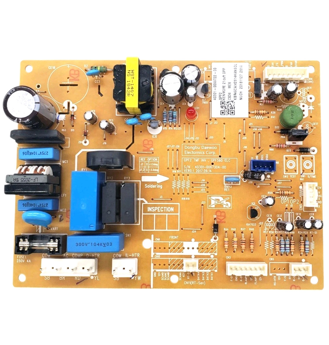 OEM Kenmore Fridge Control 40301-0099722  1-Year Warranty Free Same Day Shipping