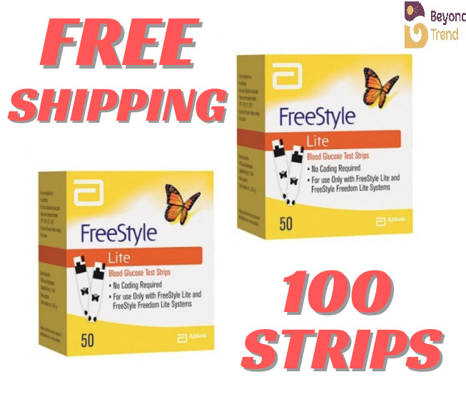 2 x FreeStyles Lites Blood Glucose Diabetic Test Strips-50ct-Exp:-31/12/2027 2 x FreeStyles Lites Blood Glucose Diabetic Test Strips-50ct-Exp:-31/12/2027