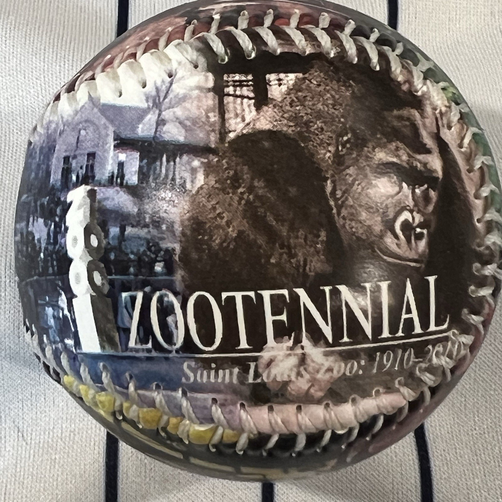 St. Louis Zoo Zootennial 1910-2010 Souvenir Baseball Ball