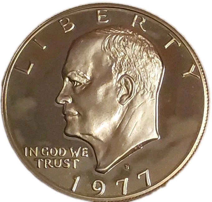 1977-S San Francisco Eisenhower Dollar PROOF Clad IKE US Mint Coin Free Post 1977-S San Francisco Eisenhower Dollar PROOF Clad IKE US Mint Coin Free Post