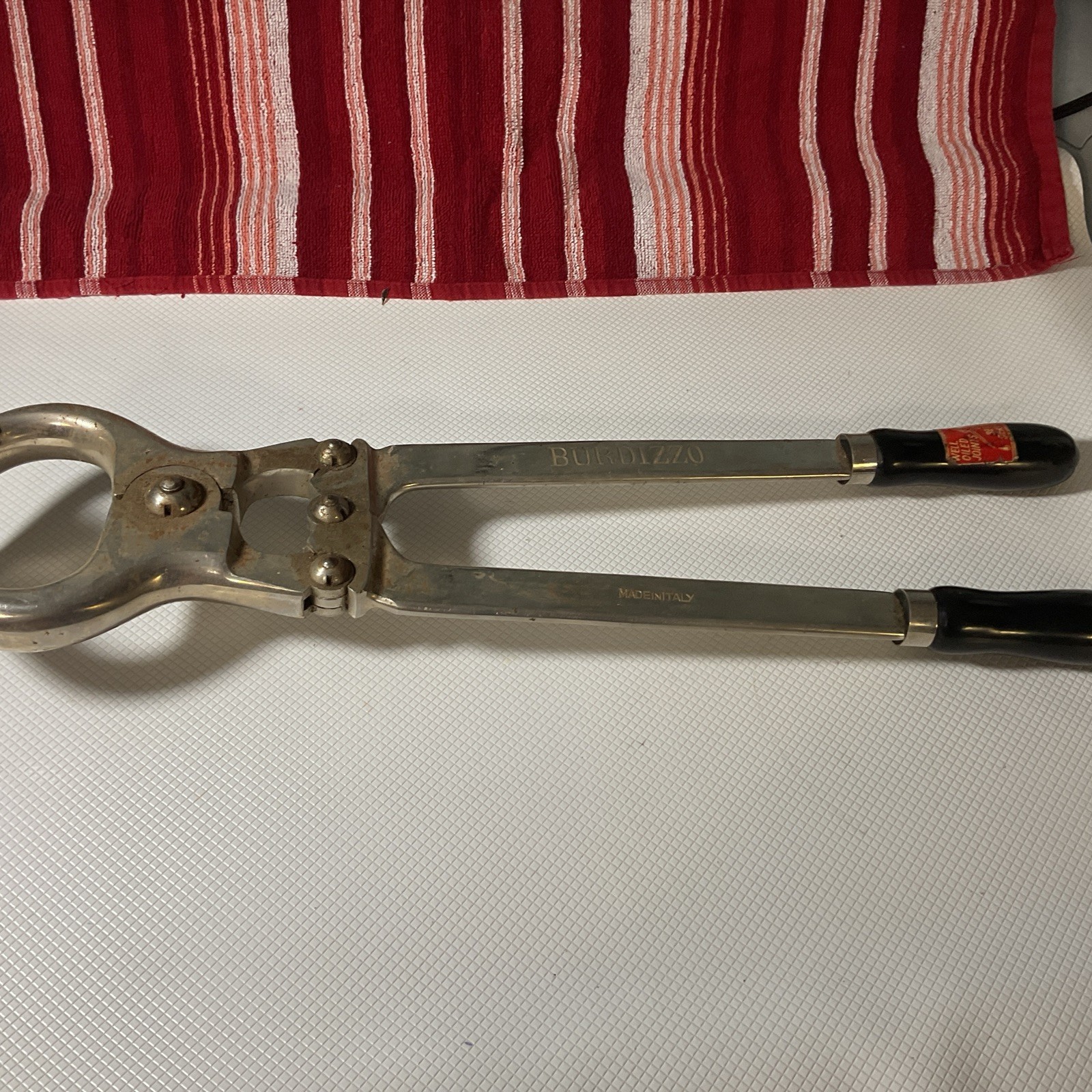 Vintage Italian Burdizzo Emasculatome Veterinary Tool Stainless Steel Antique