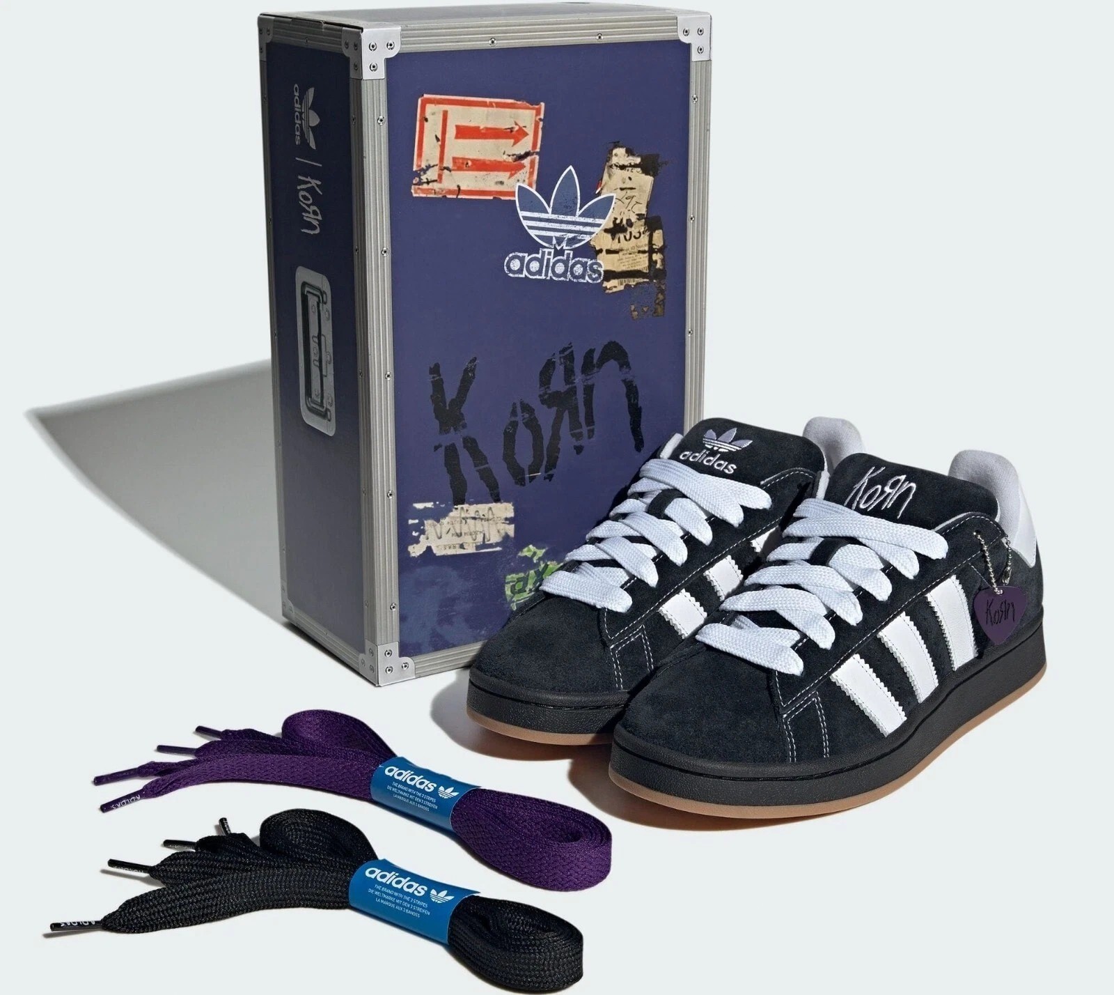 IG 0792 Korn adidas Originals Campus '00s Black White Gum NEW WITH BOX