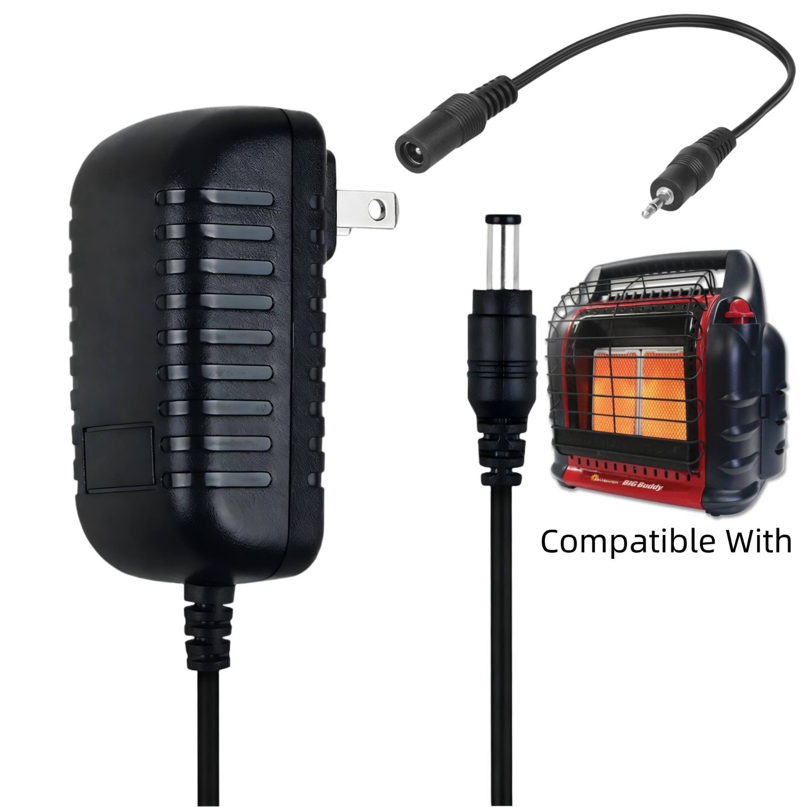 6V AC Power Adapter for Mr Heater Big Buddy Propane Heater F276127 Charger Cord