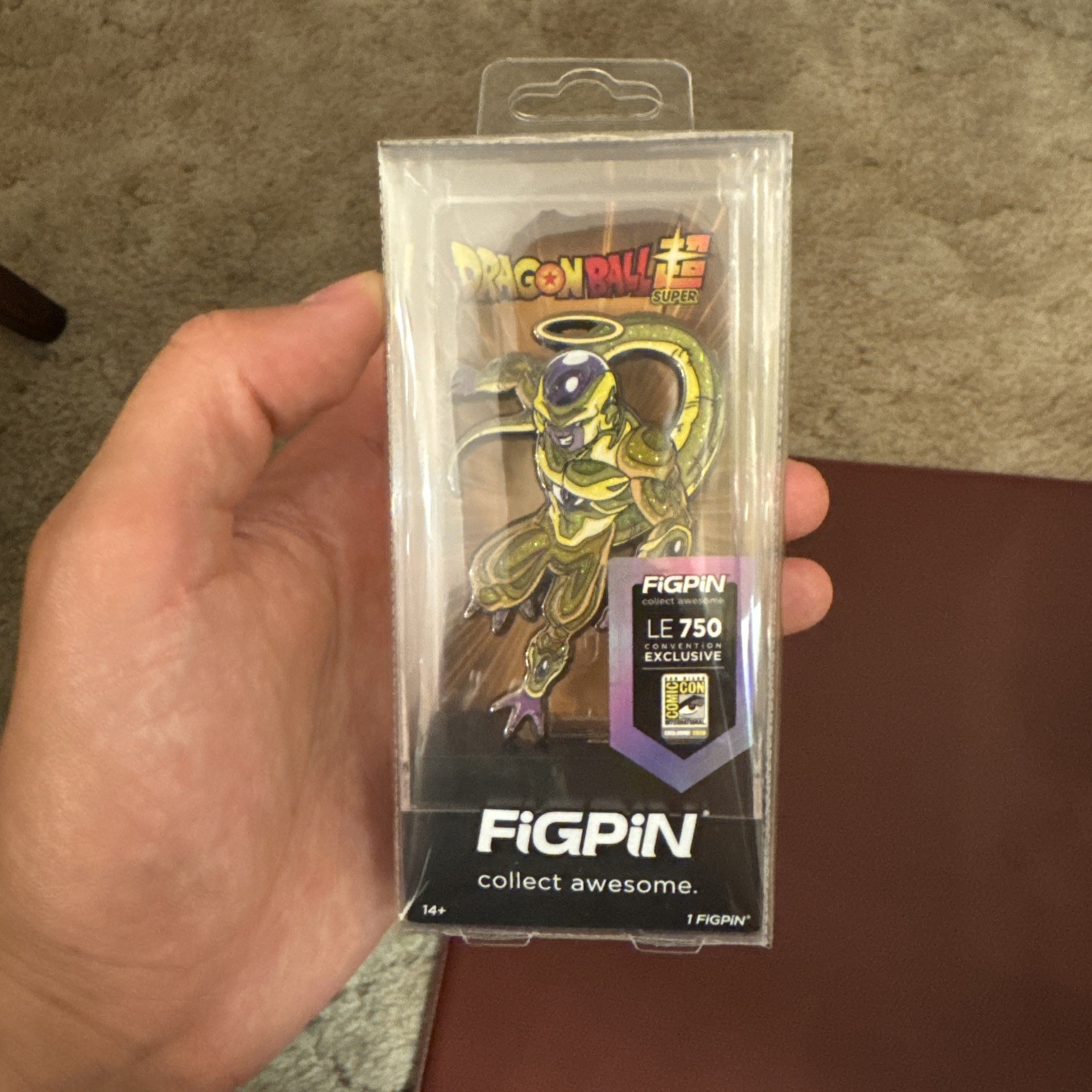 SDCC 2026 FiGPiN Dragon Ball Super - Golden Frieza (1912) - 750 units SDCC 2026 FiGPiN Dragon Ball Super - Golden Frieza (1912) - 750 units