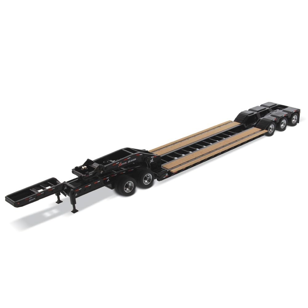 Diecast Masters XL 120 Low-Profile Trailer with Jeep & 2 Boosters 1/50 Model