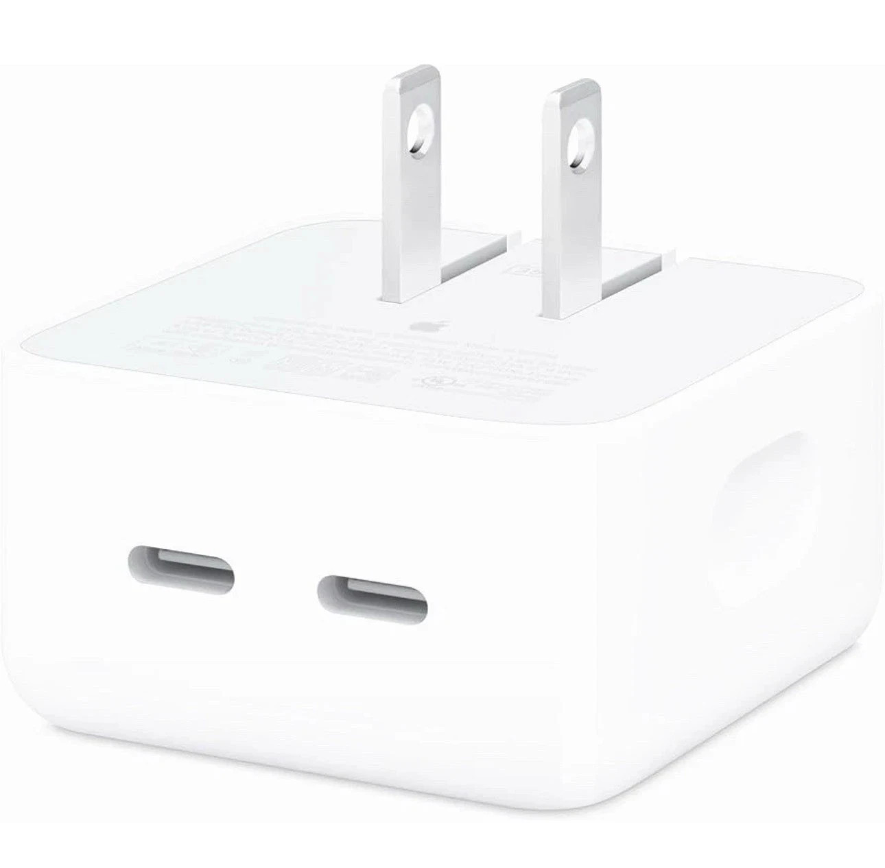 Genuine Apple 35W Dual USB-C Port Compact Power Adapter MNWM3AM/A A2571