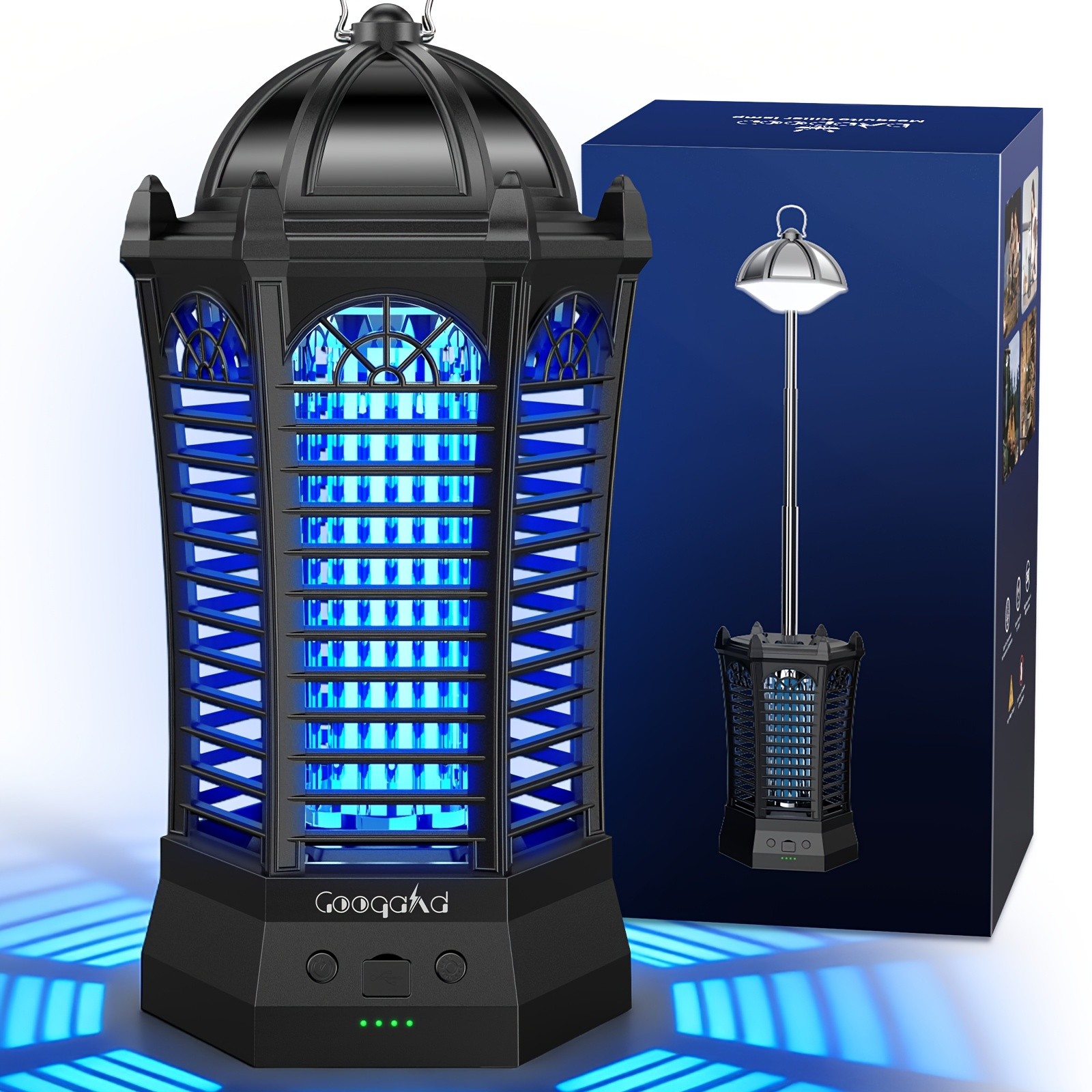 4500V Mosquito killer with LED telescopic light,high-efficiency,camping supplies