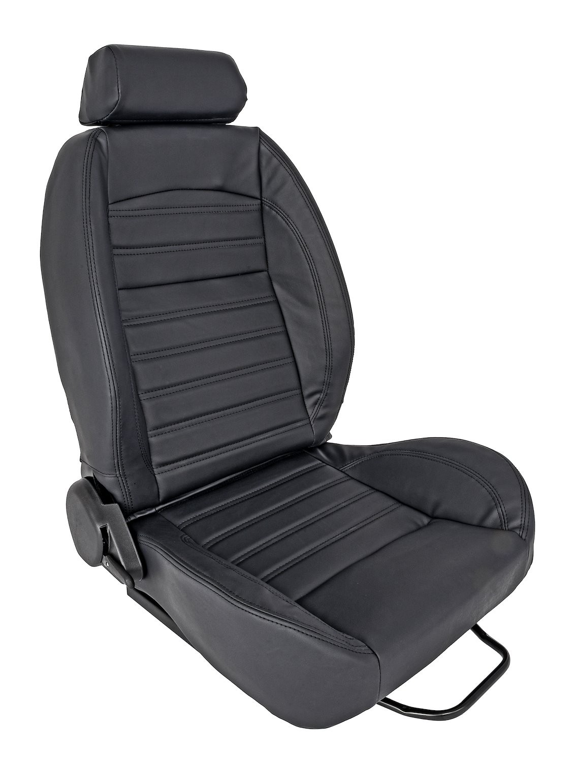 JEGS Retro Low Back Reclining Bucket Seat with Headrest, Right/Passenger Side