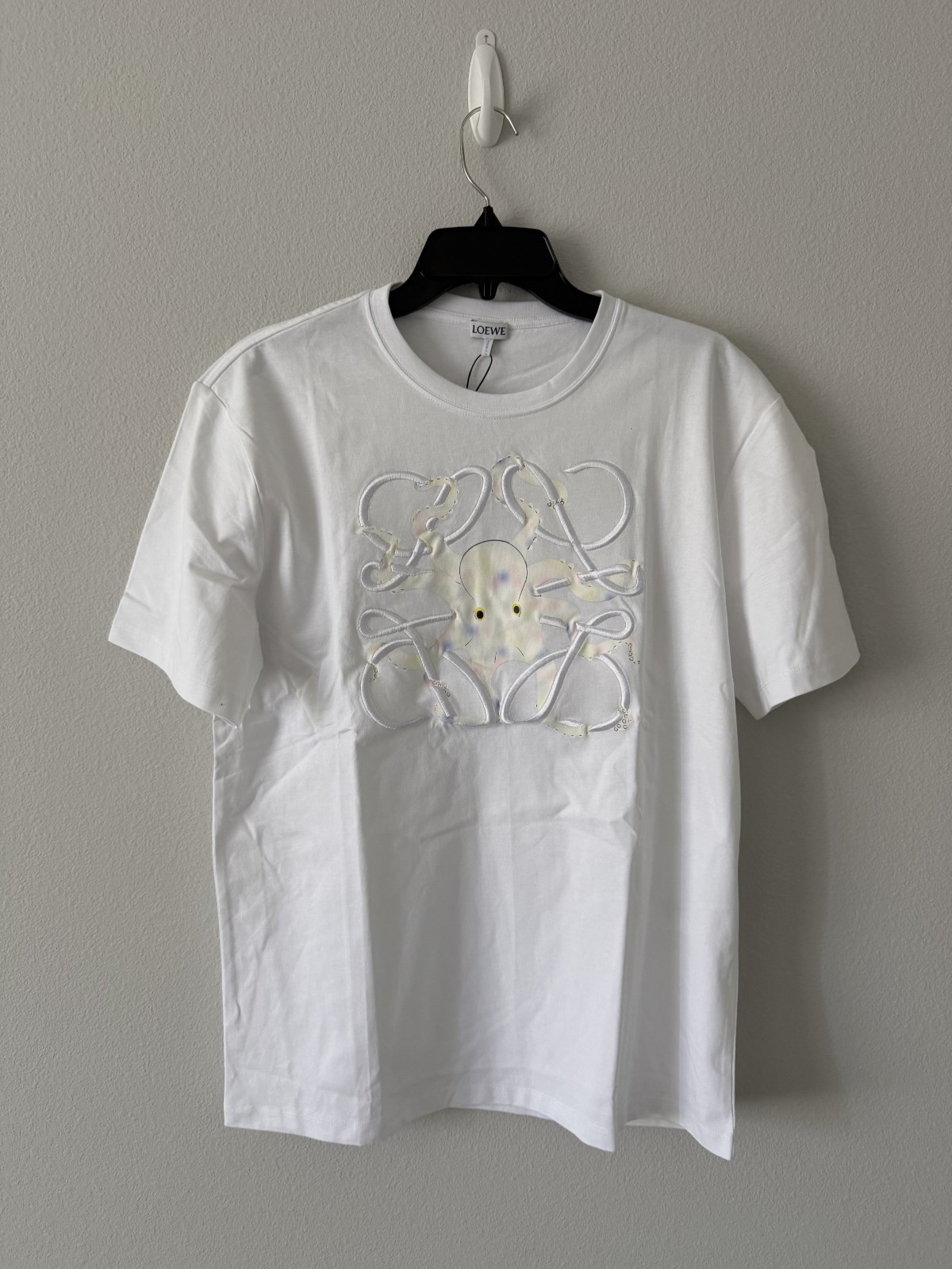 LOEWE - Suna Fujita Logo-Embroidered Squid Printed Cotton-Jersey | Small LOEWE - Suna Fujita Logo-Embroidered Squid Printed Cotton-Jersey | Small