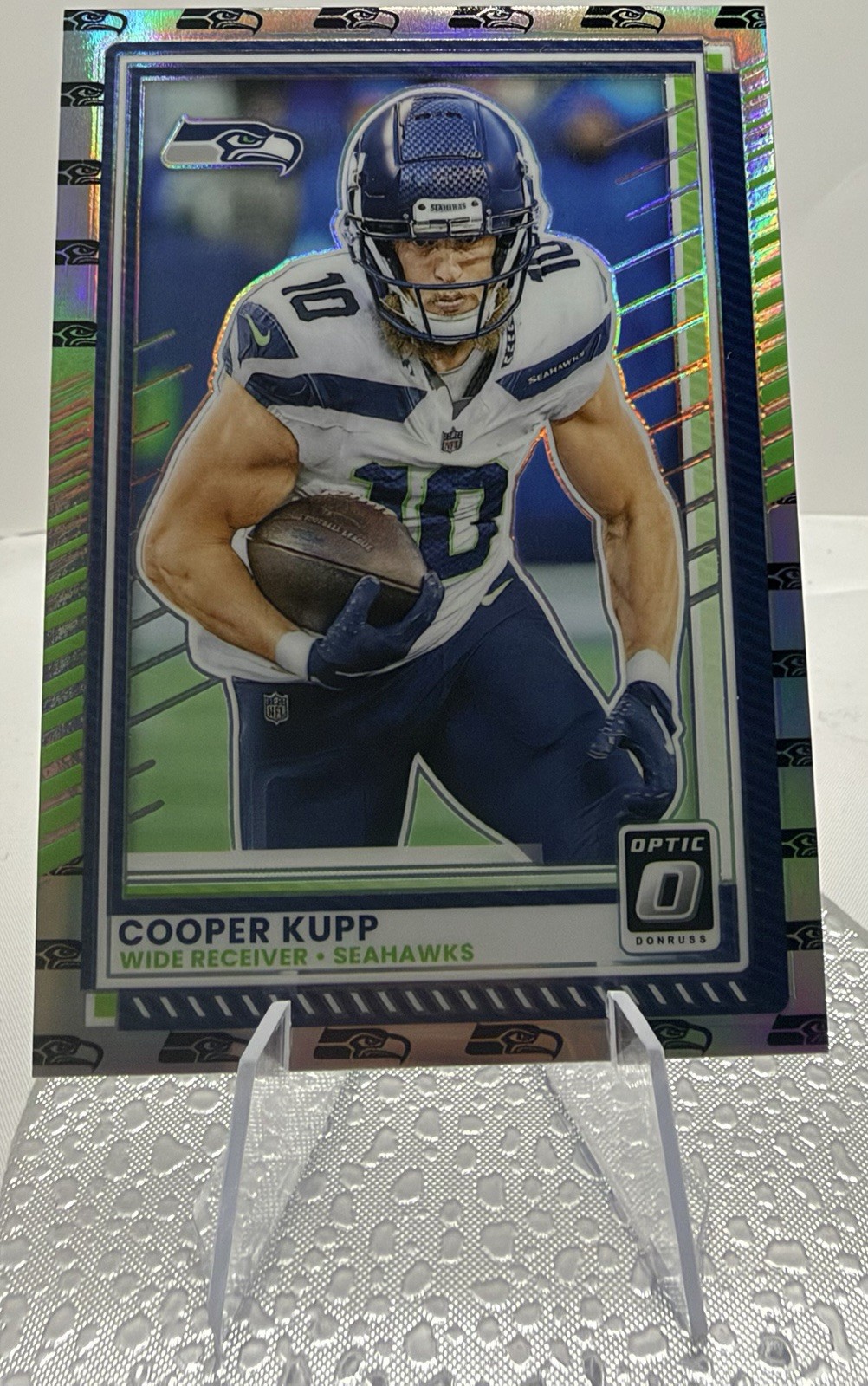 2025 Donruss Optic Cooper Kupp Team Logo Prizm #169 /32 Seahawks 24/32 SSP 2025 Donruss Optic Cooper Kupp Team Logo Prizm #169 /32 Seahawks 24/32 SSP