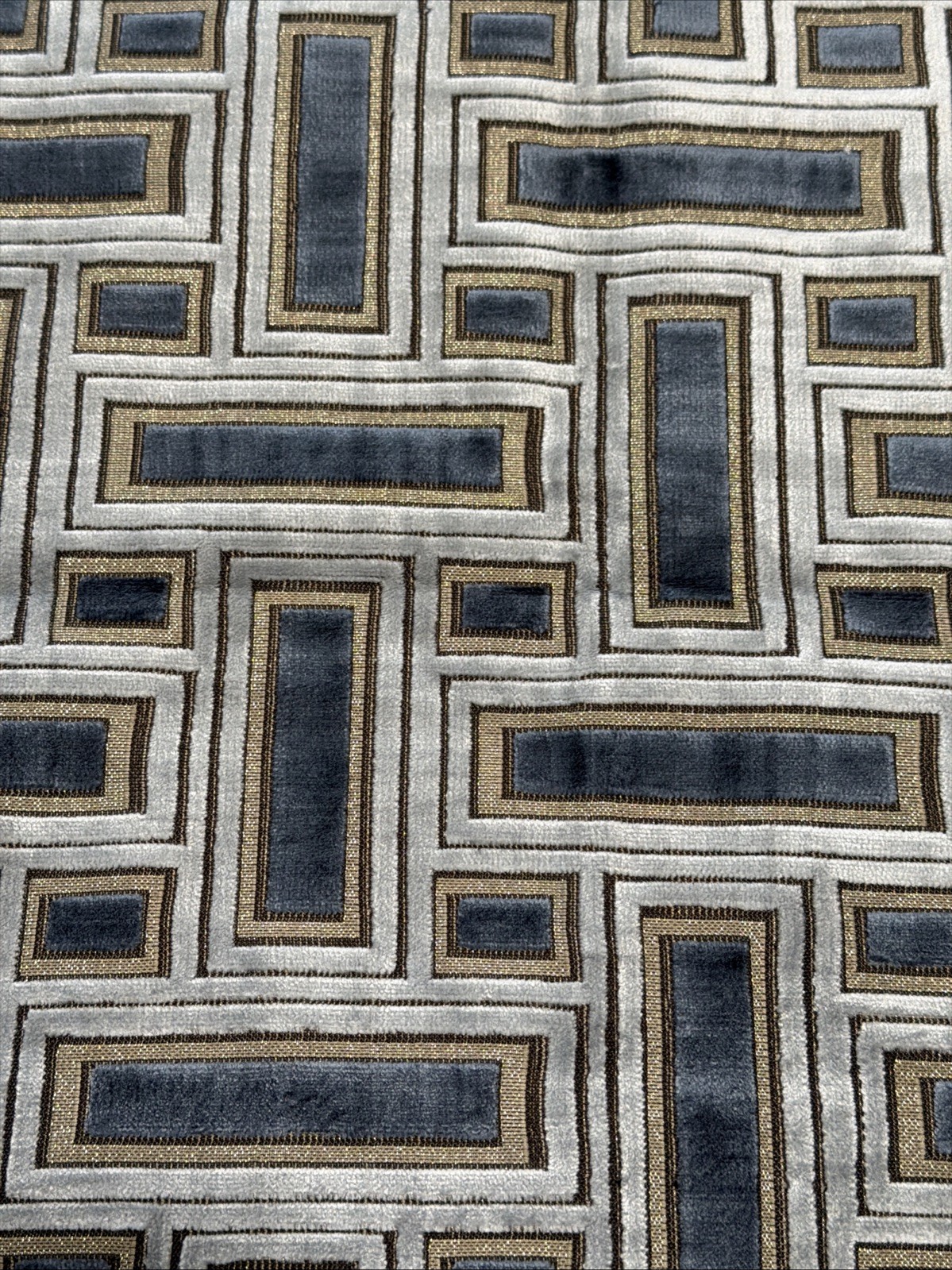 Covington Fabric Brix City 540 Hazy Velvet Remnant - 19\