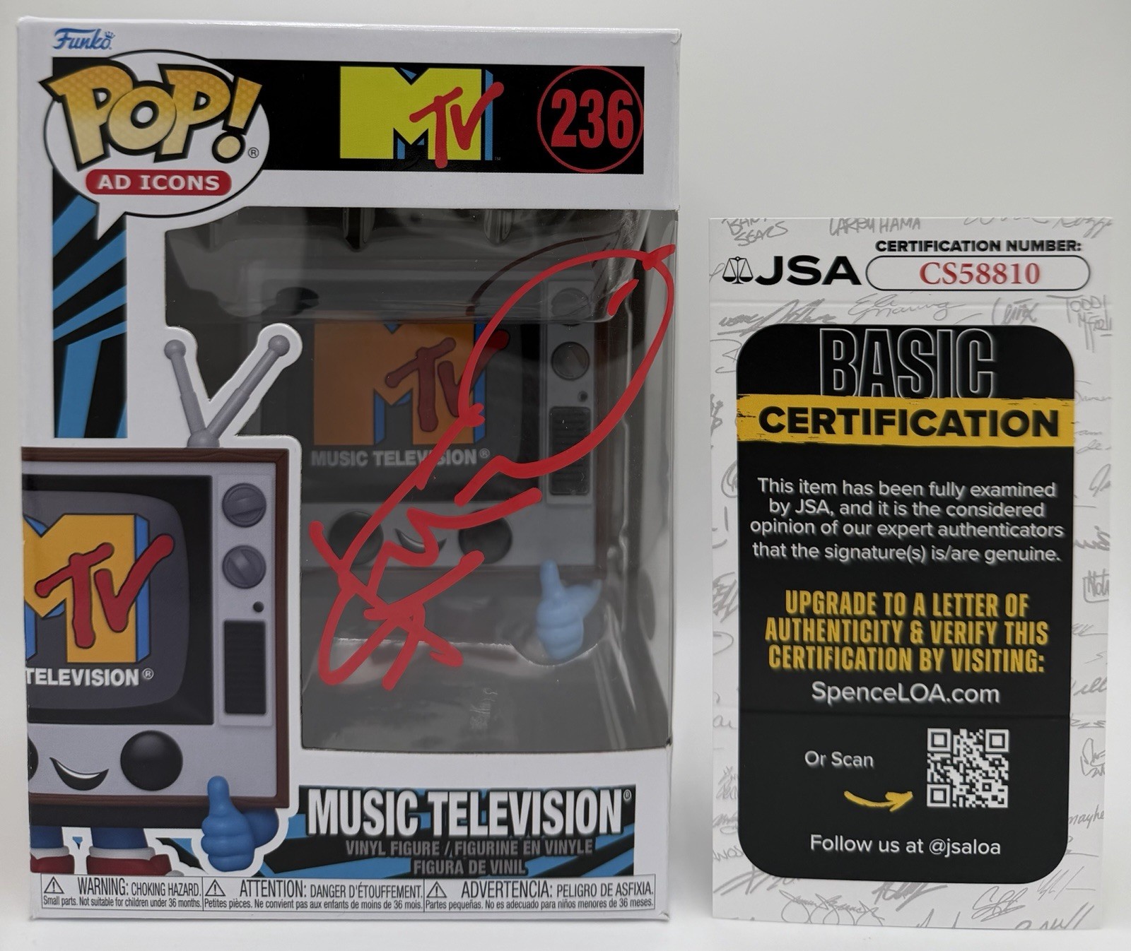 STEVE-O SIGNED MTV MUSIC TELEVISION FUNKO POP “JACKASS” COMEDIAN JSA COA STEVE-O SIGNED MTV MUSIC TELEVISION FUNKO POP “JACKASS” COMEDIAN JSA COA