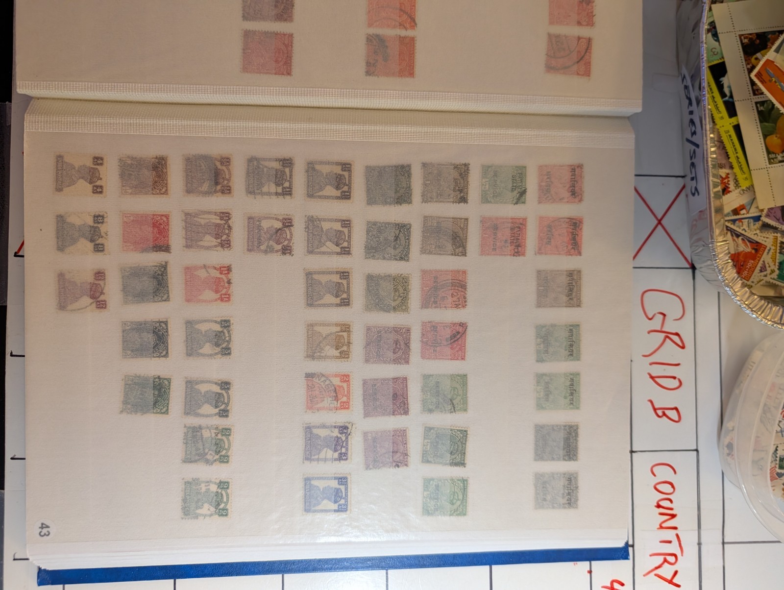 World Stamp Album – France, Middle East, India, Ceylon & Southeast Asia S290 World Stamp Album – France, Middle East, India, Ceylon & Southeast Asia S290