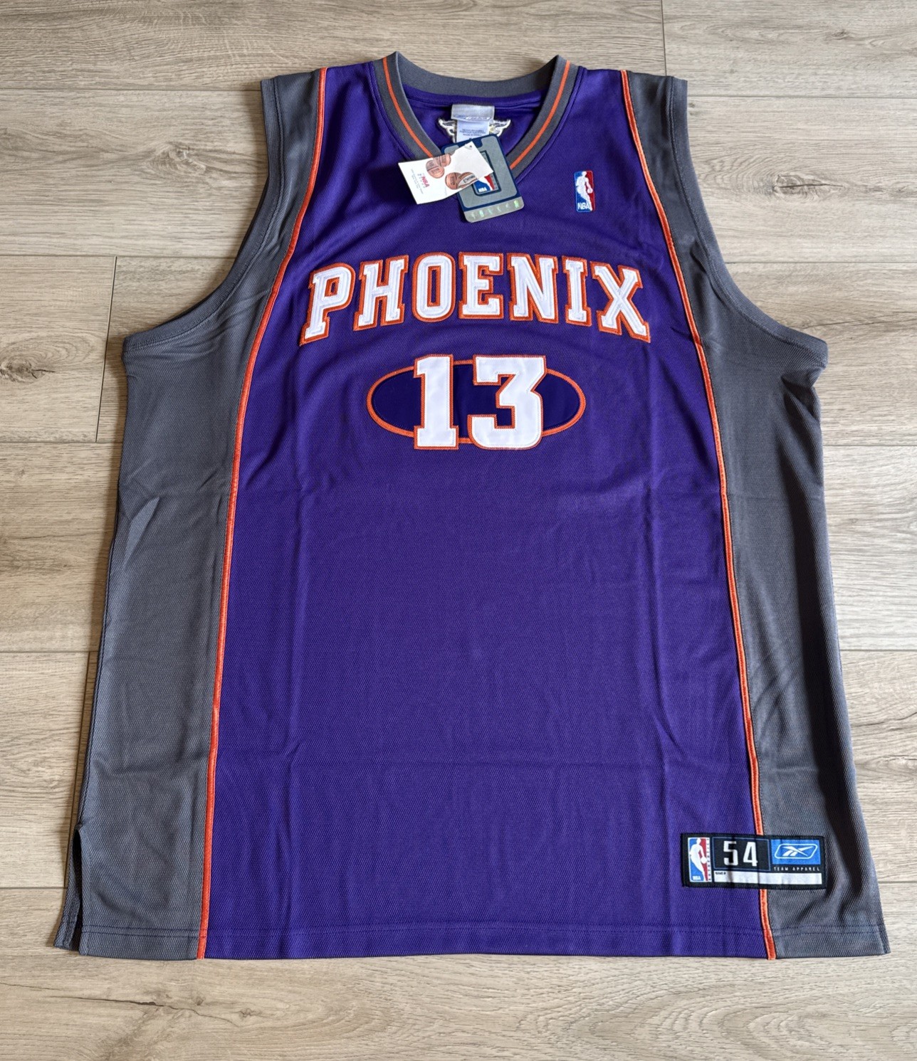 Vintage Super Rare Steve Nash #13 Authentic Phoenix Suns Jersey Size 54 3XL NWT Vintage Super Rare Steve Nash #13 Authentic Phoenix Suns Jersey Size 54 3XL NWT