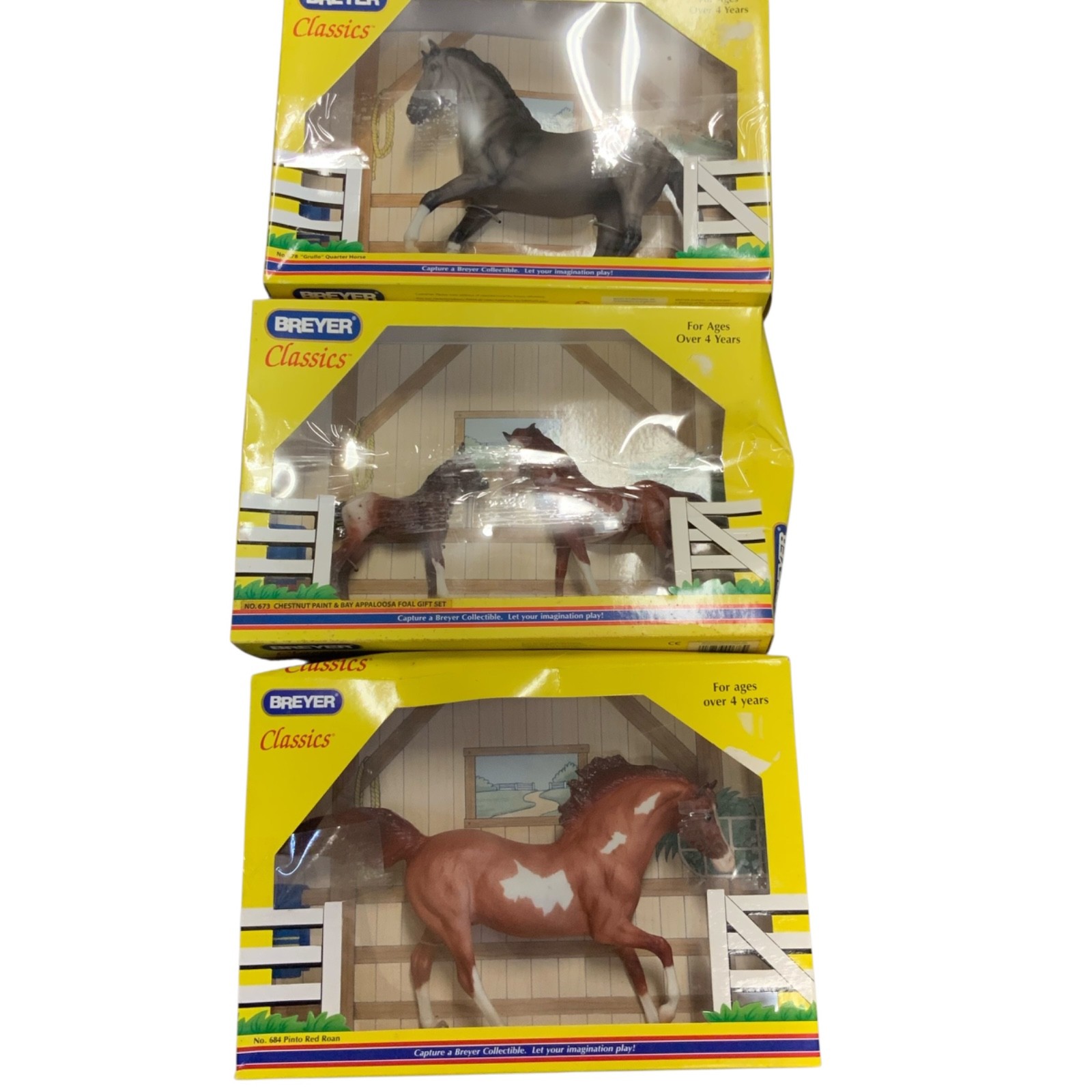 Breyer Horses Vintage Lot of Classics NIB Chestnut #673 #678 #674 2006