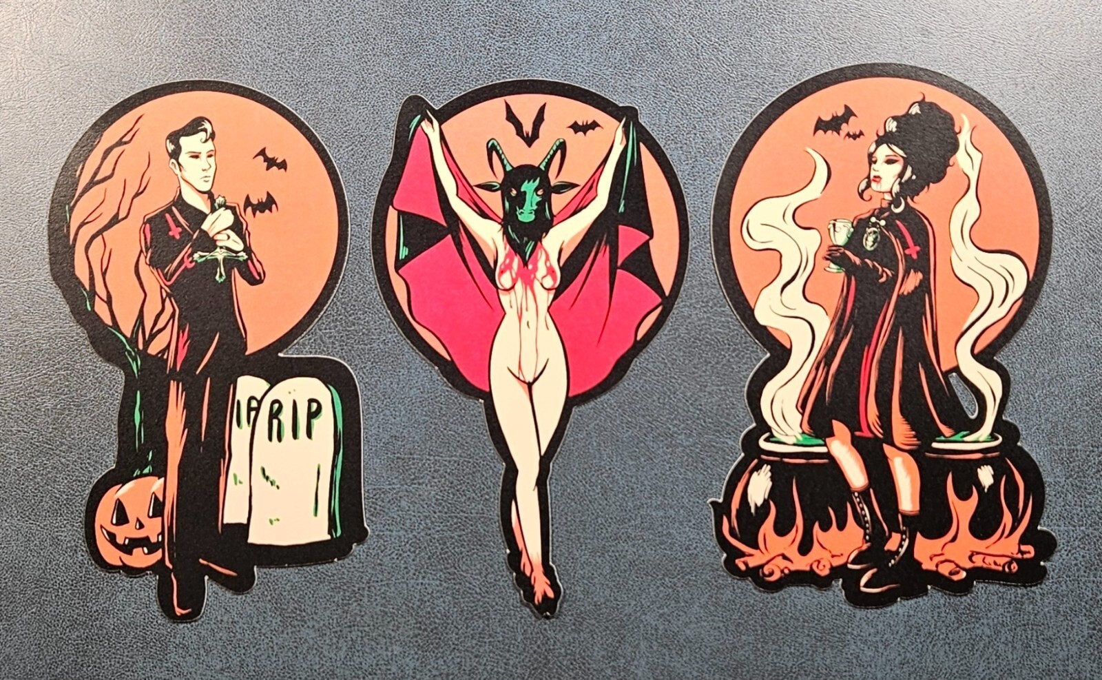Twin Temple Halloween Decorations SUPER RARE