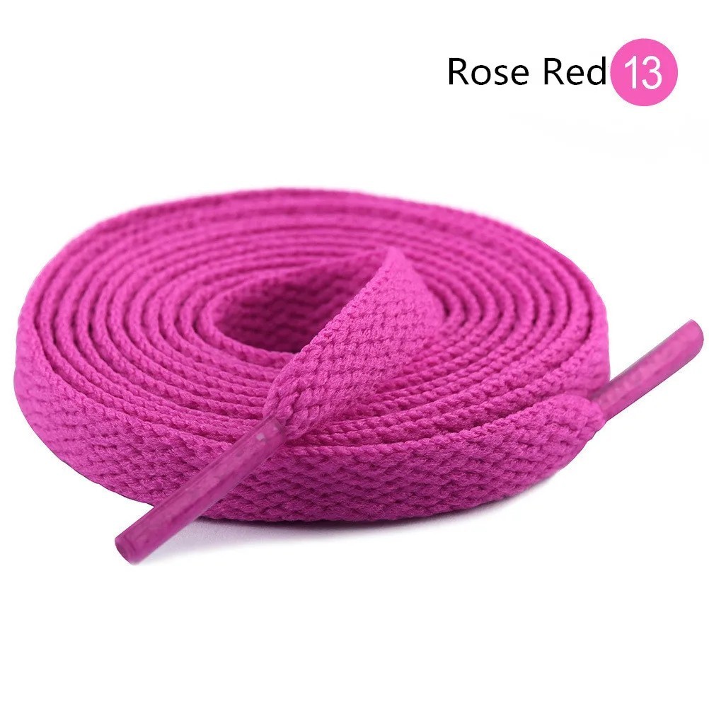 1 Pair Flat Shoelaces Replacement Shoe Laces for Sneakers Casual Sports Shoes