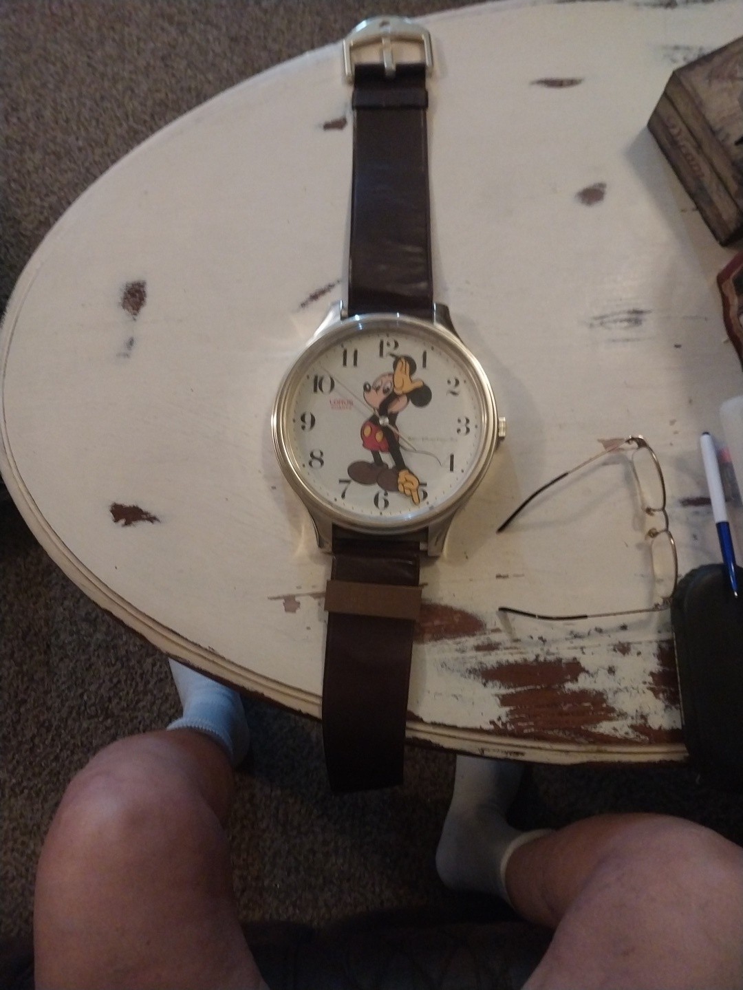 Vintage Lorus Quartz Mickey Mouse Clock