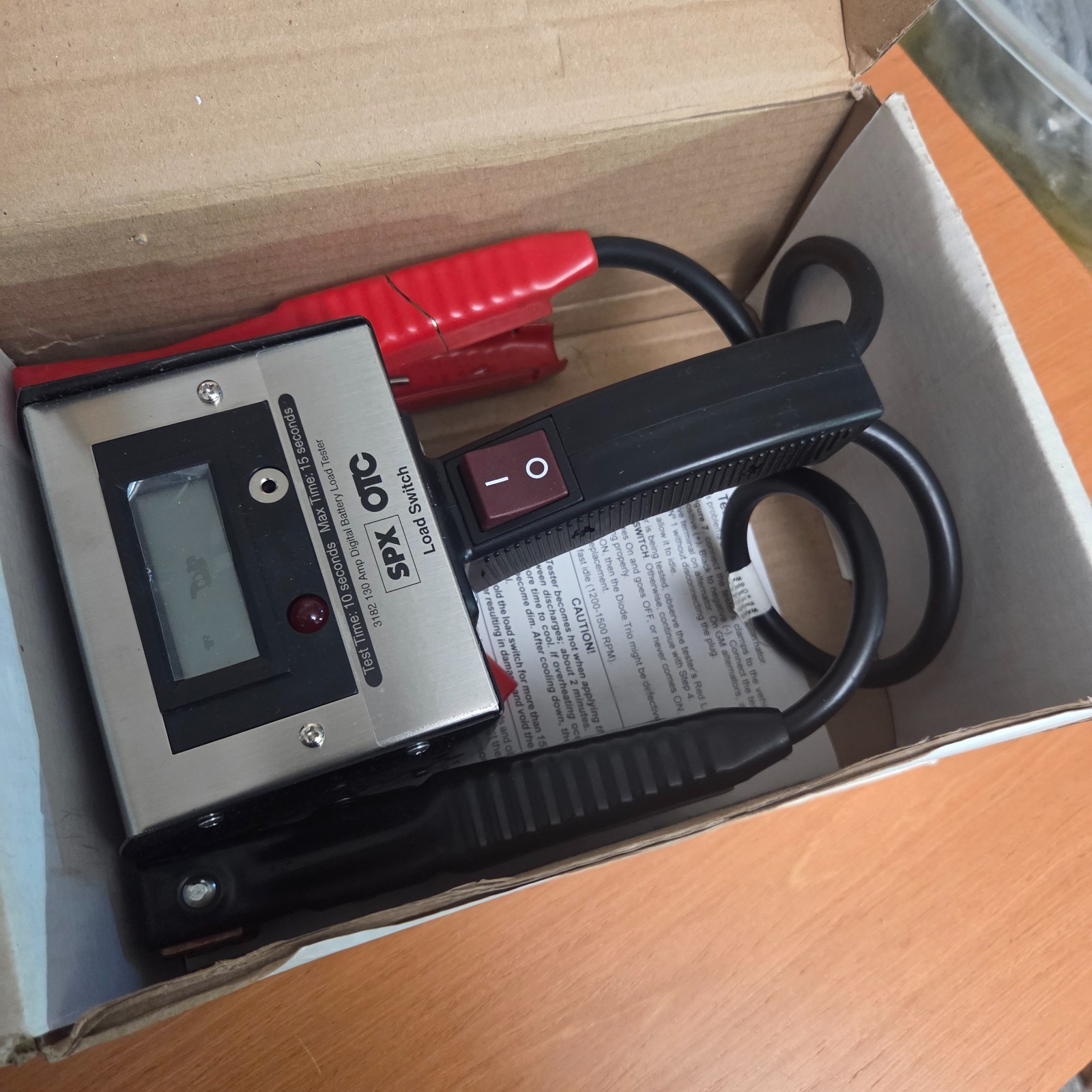 OTC 3182 130-Amp Digital Battery Load Tester Black OTC Tools in Orig Shipper Box