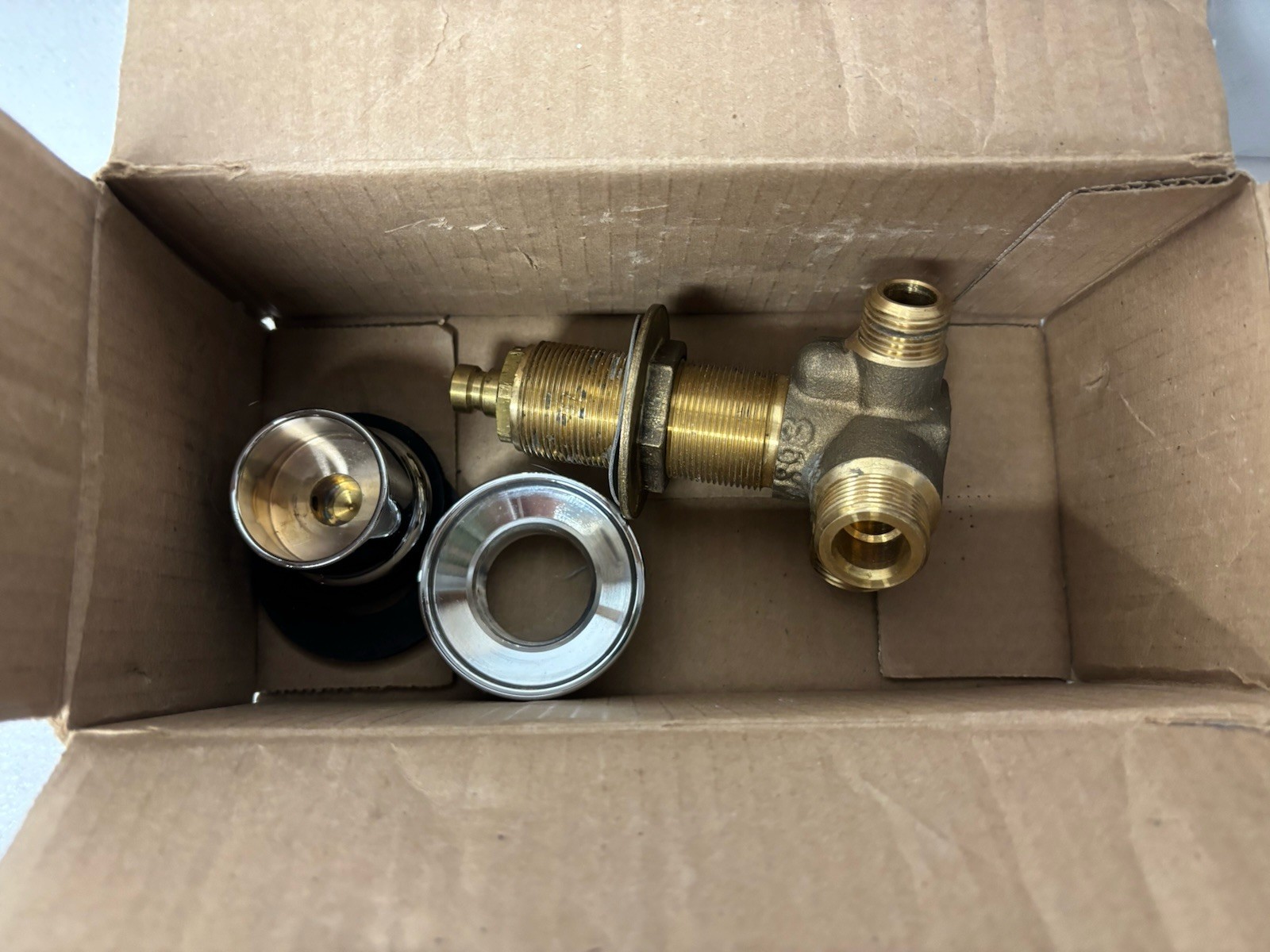 KOHLER K-9530-CP 2-Way Diverter Valve Parts Brass Body Chrome Trim AS-IS