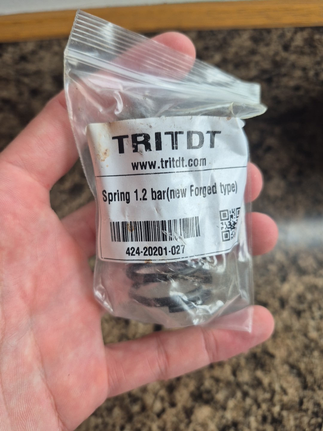 TRITDT Adjustable Turbo Wastegate Actuator Spring 1.2Bar/17.6Psi Black