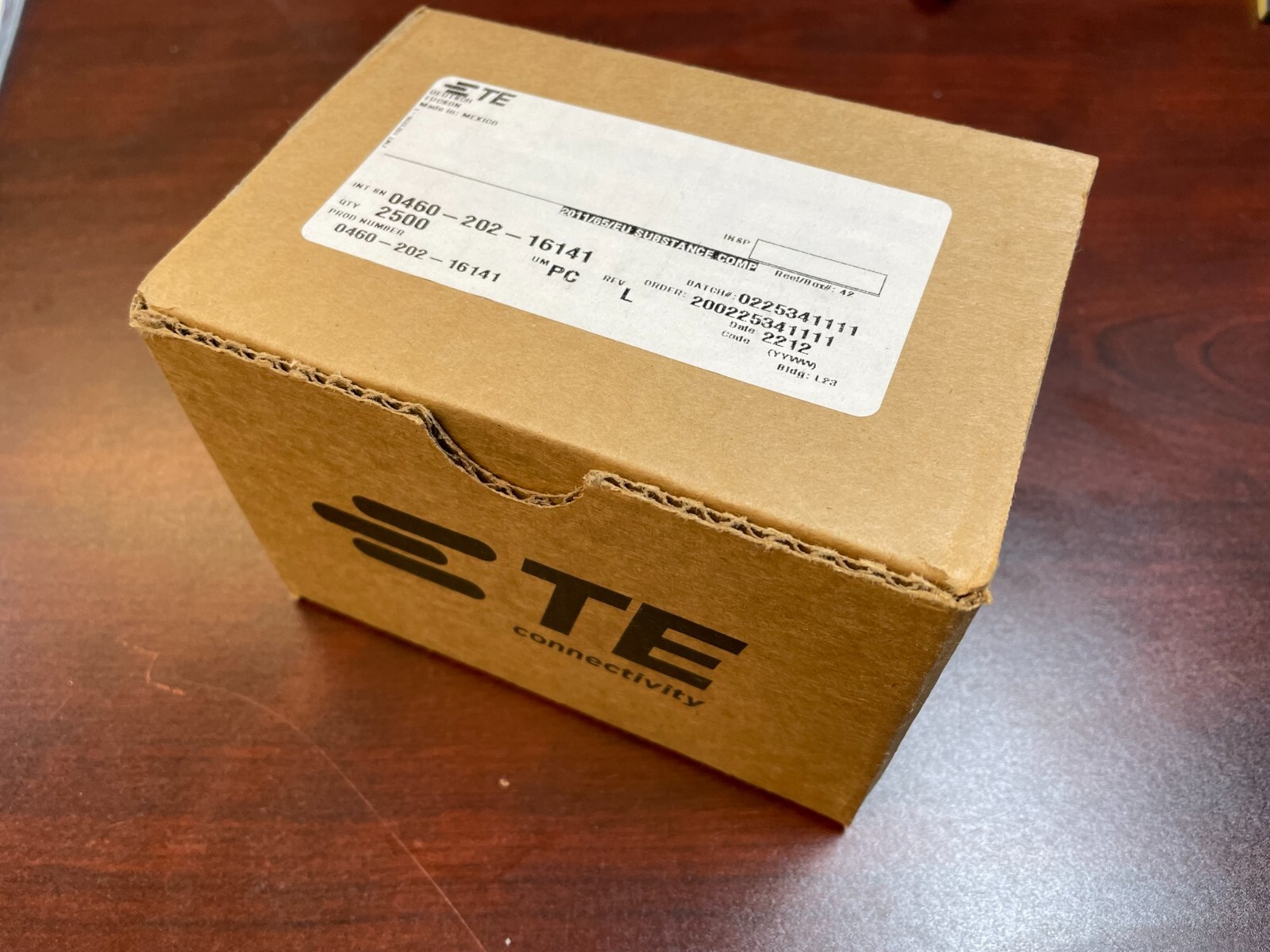 Lot of 2500 TE Conn / Deutsch Size 16, 0460-202-16141 20-16 AWG Nickel Solid Pin