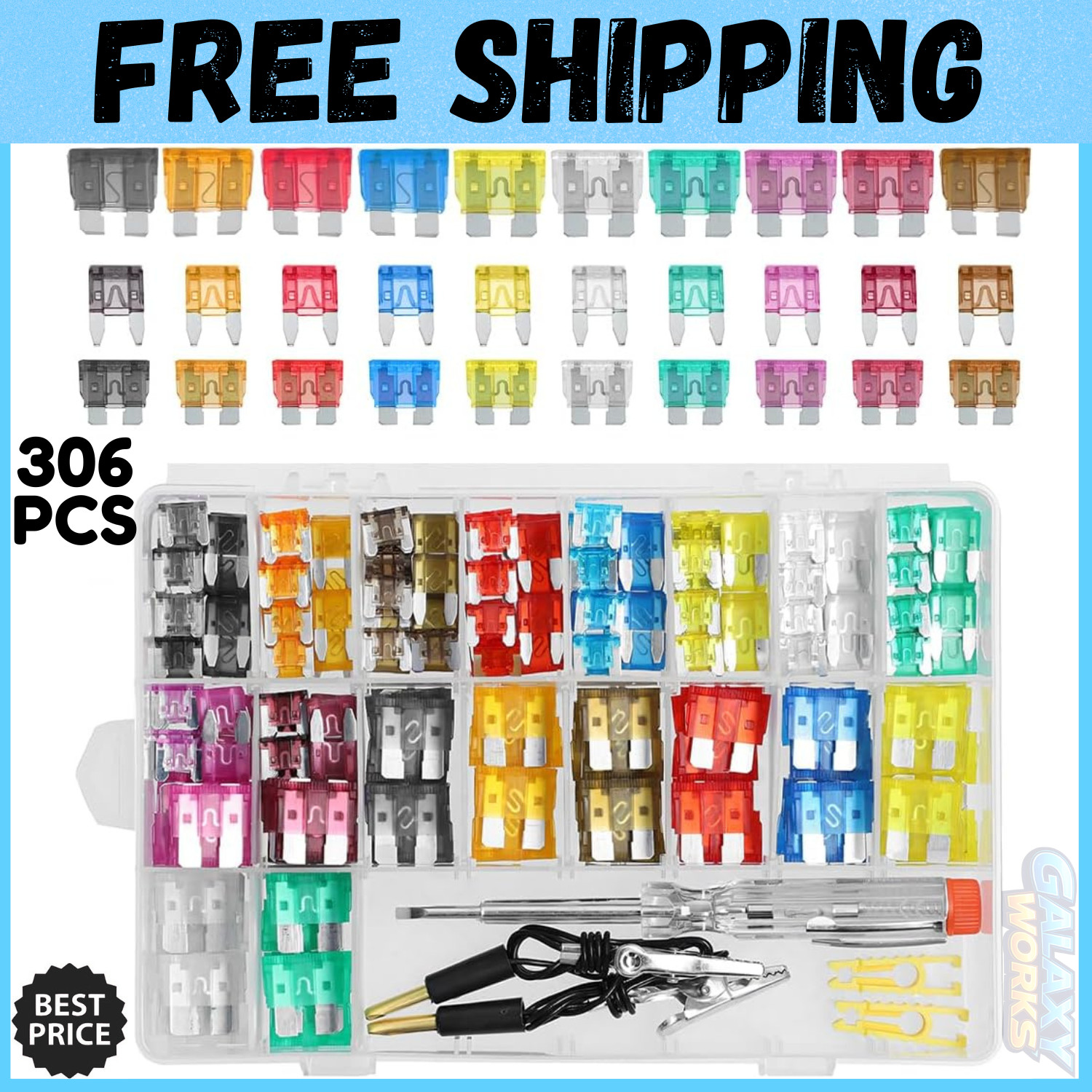 306 caja fusibles para auto kit set de camioneta carro fusible d mini a standard