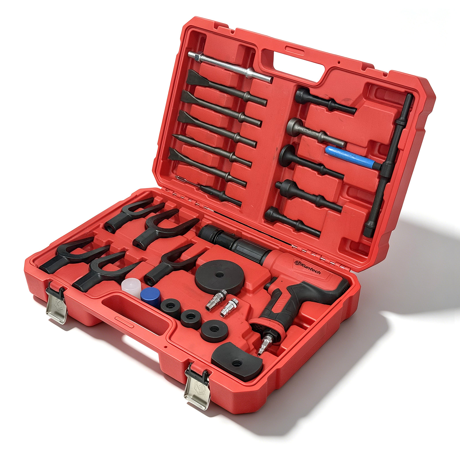 27PCS Air Hammer Kit Multi-functional Pneumatic Hammers Piece Chisel Set 2500BPM