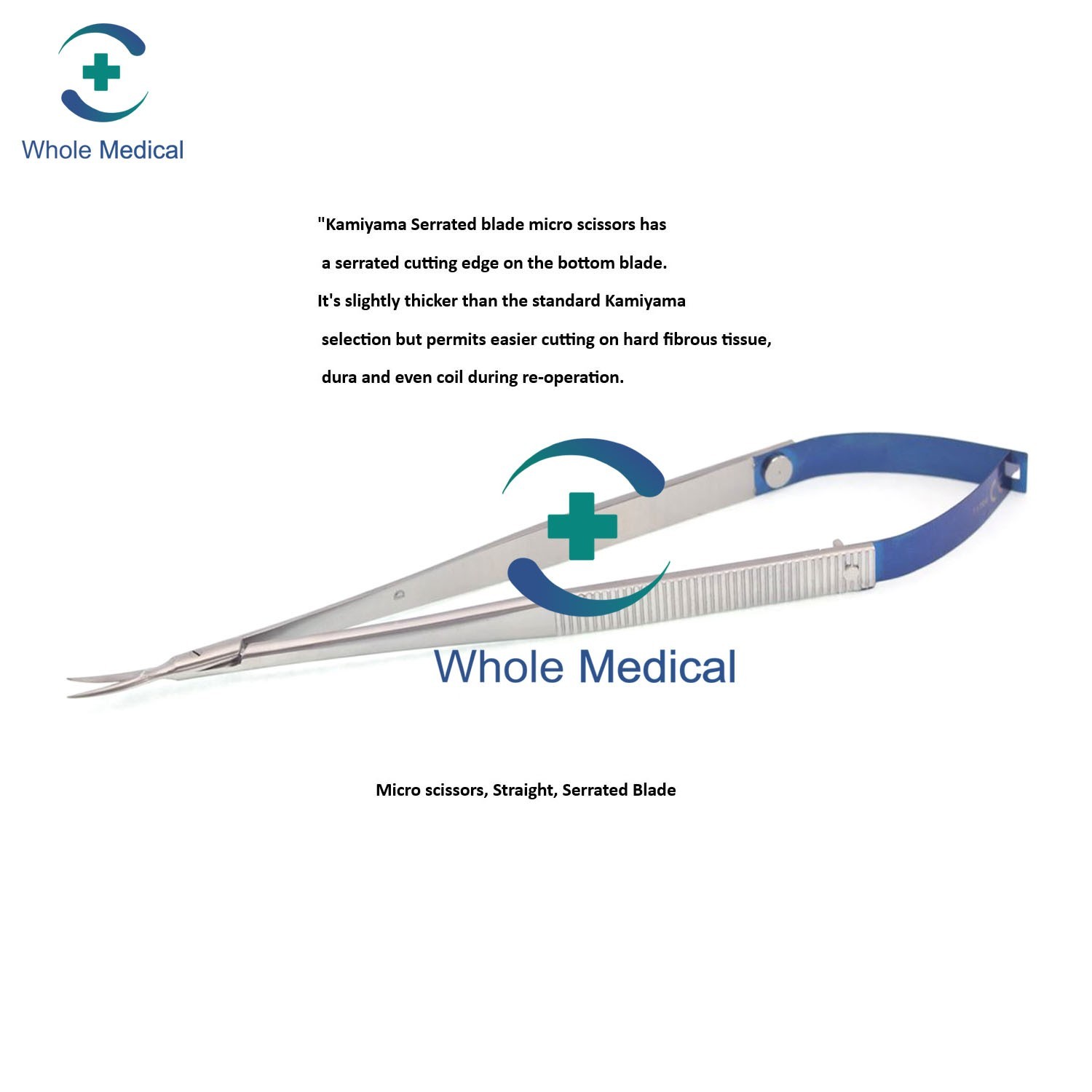 Kamiyama Micro Scissors Neurosurgery 18cm Straight Handle Kamiyama Micro Scissors Neurosurgery 18cm Straight Handle