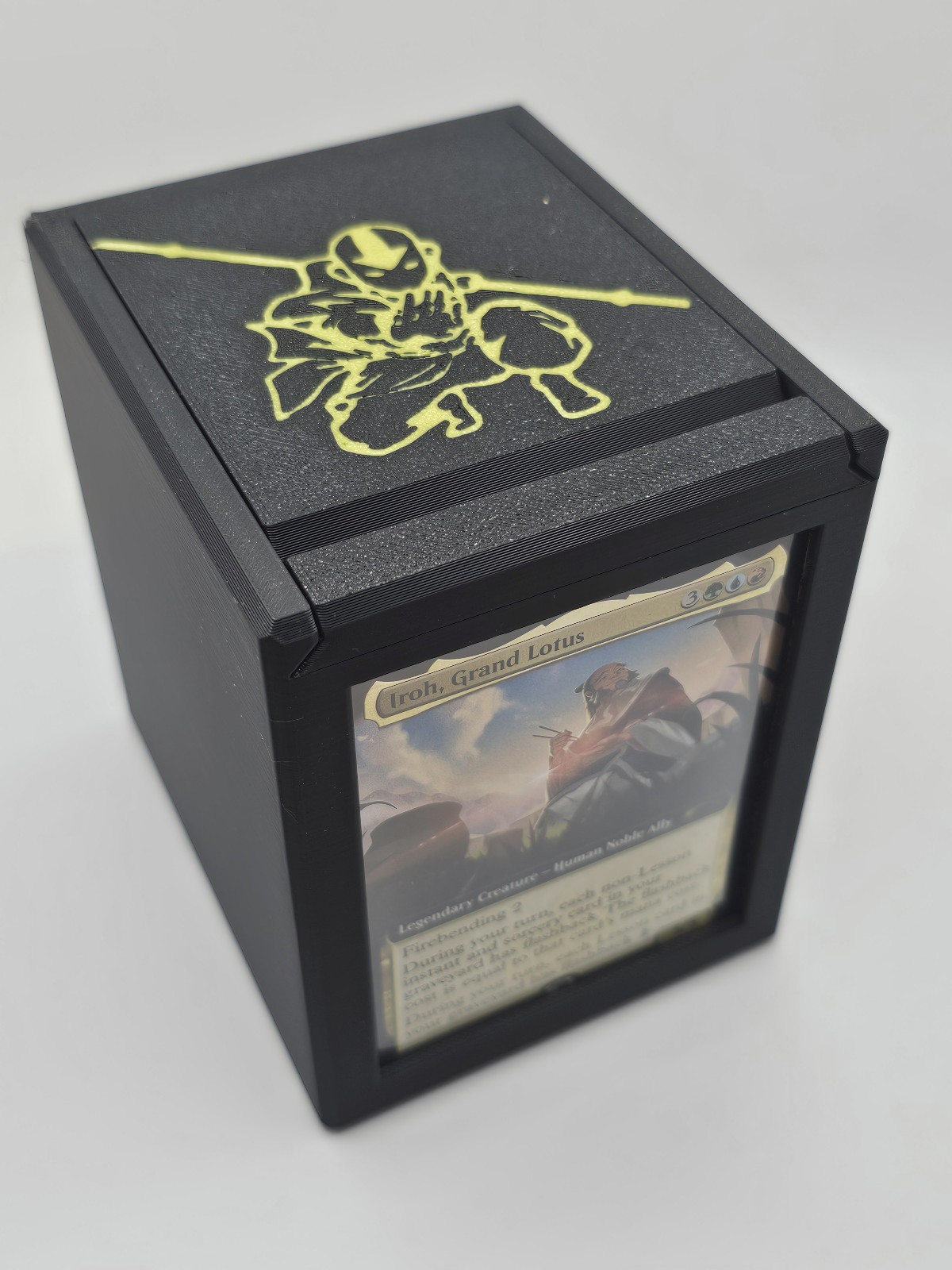 Avatar the Last Air Bender Neon Style Deck Box for Magic the Gathering