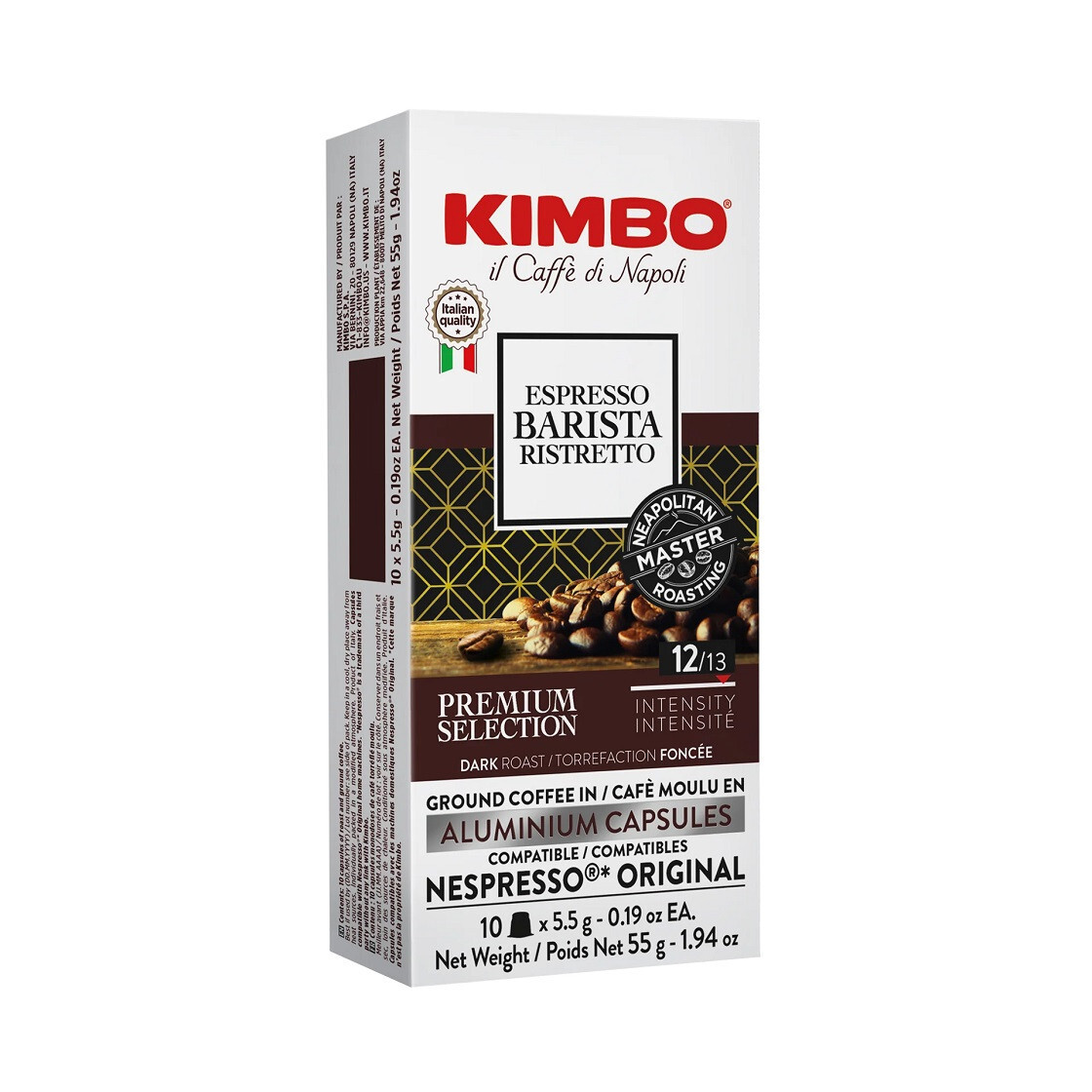 Kimbo Espresso Barista Ristretto Nespresso Compatible Capsule 40 or 100 Count Kimbo Espresso Barista Ristretto Nespresso Compatible Capsule 40 or 100 Count