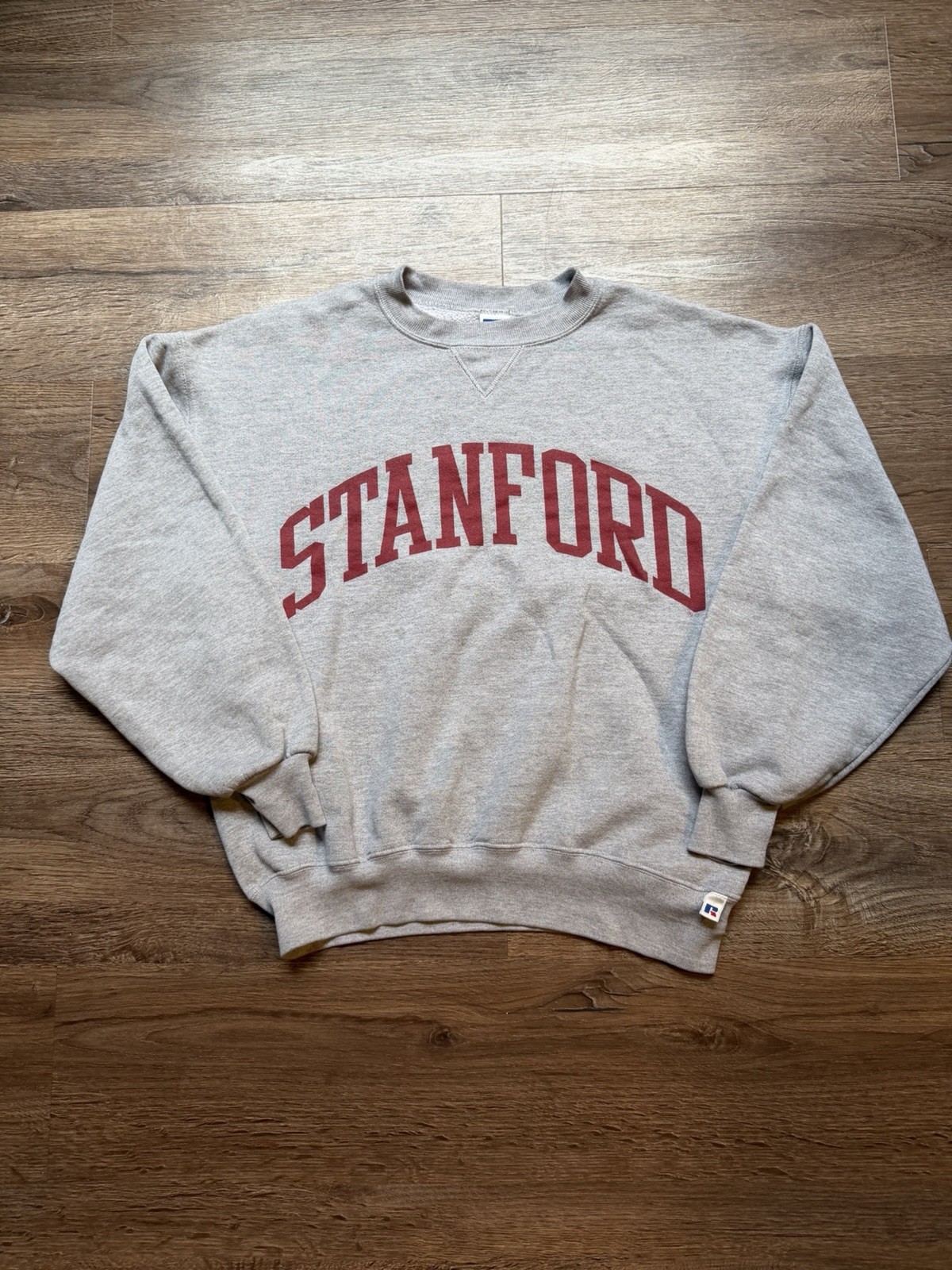Vintage Stanford Russell Athletic USA Made Sweatshirt Gray Mens Large 90s Vintage Stanford Russell Athletic USA Made Sweatshirt Gray Mens Large 90s
