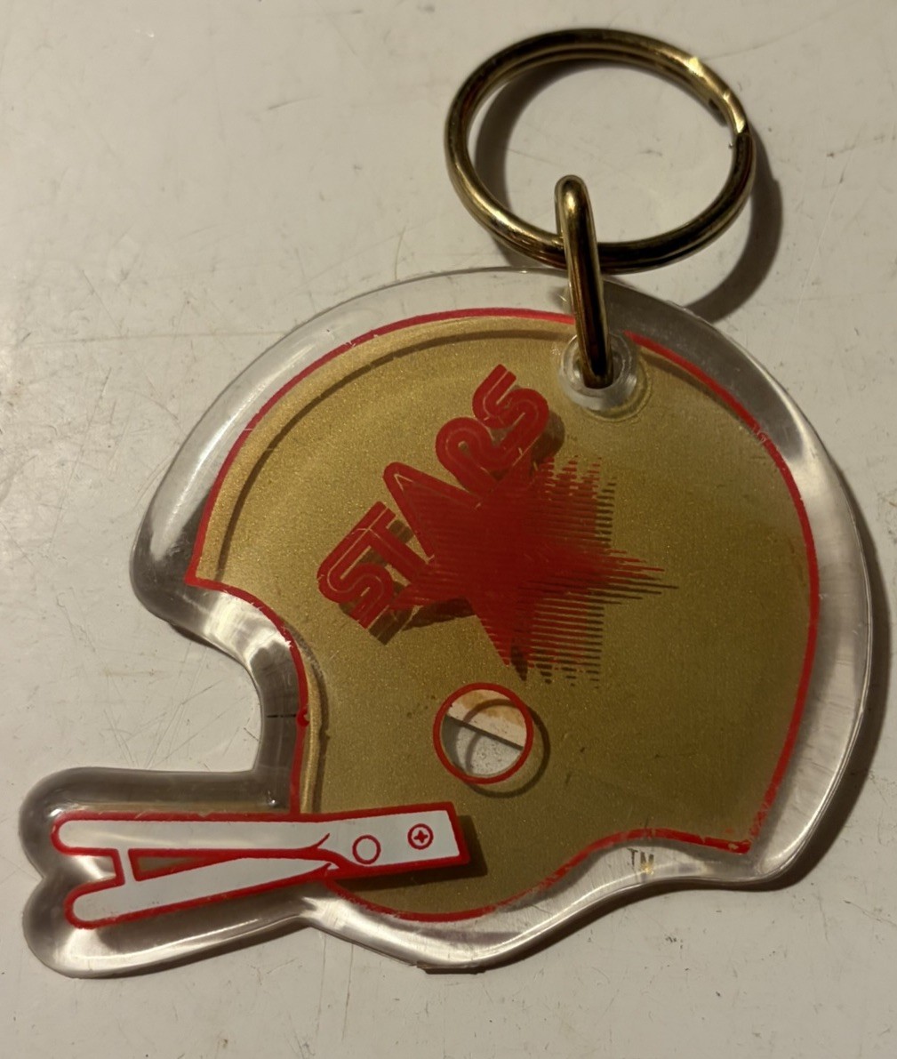 BALTIMORE STARS ~USFL~ Vintage Officially Licensed Key Ring~Warehouse Find 3” BALTIMORE STARS ~USFL~ Vintage Officially Licensed Key Ring~Warehouse Find 3”
