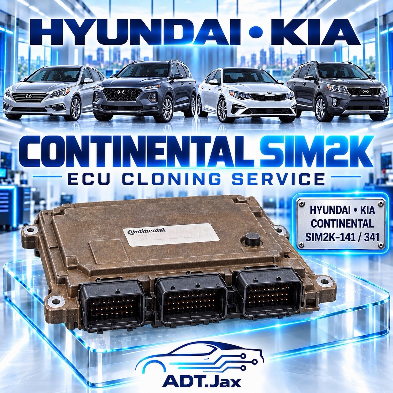 Hyundai Kia SIM2K-141 SIM2K-341 ECU ECM Cloning Programming Mail-In Service