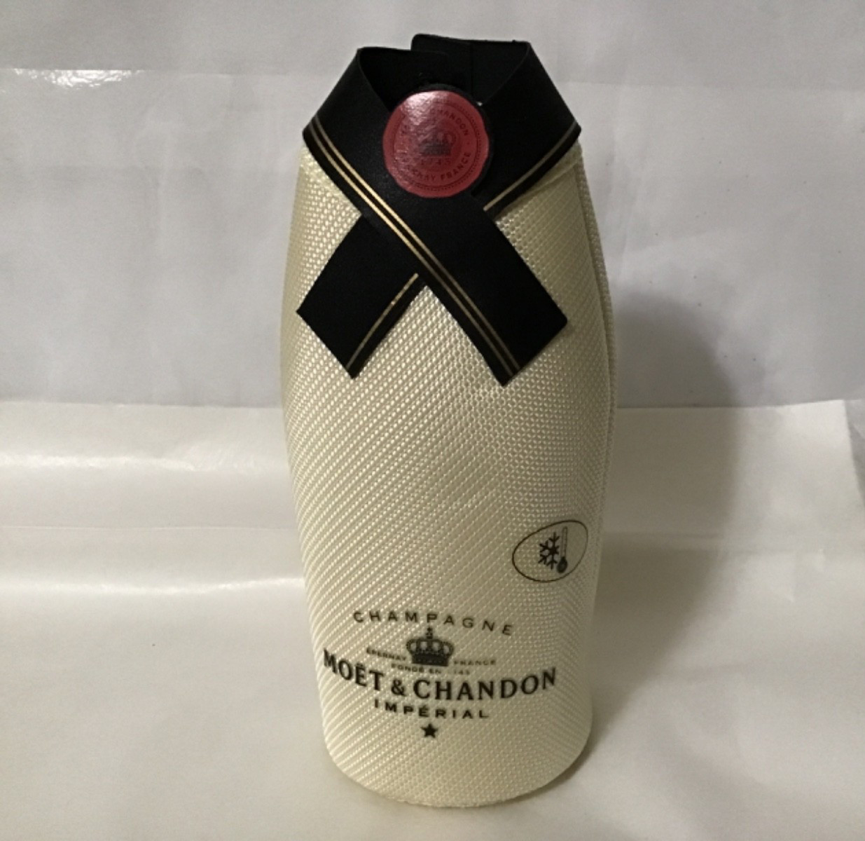 Moet & Chandon champagne bottle insulated jacket Moet & Chandon champagne bottle insulated jacket