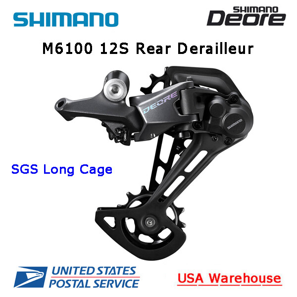 Shimano Deore RD-M6100 Shadow+ 12 Speed Rear Derailleur SGS Long Cage MTB Shimano Deore RD-M6100 Shadow+ 12 Speed Rear Derailleur SGS Long Cage MTB