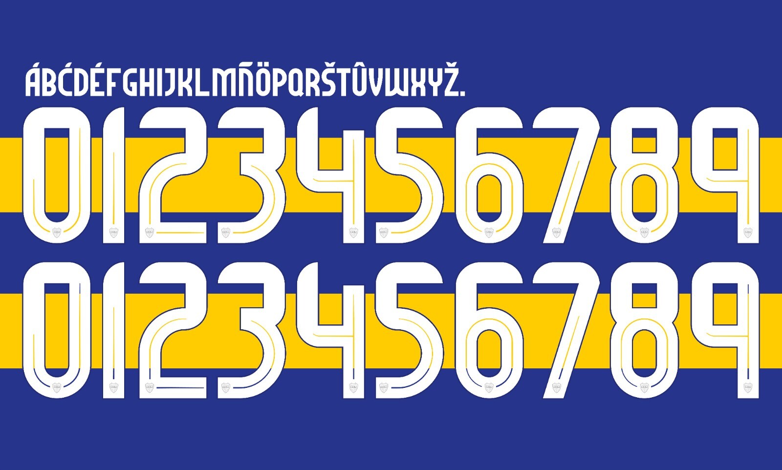 Name&Number Set For Boca Juniors Season 2024/2025 Home Football Soccer