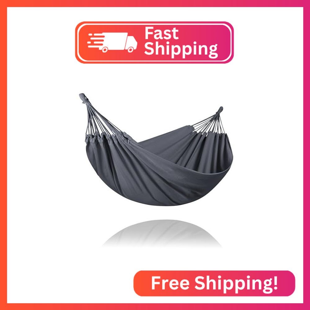 SUNCREAT Portable Tree Hammock Swing, Dark Gray