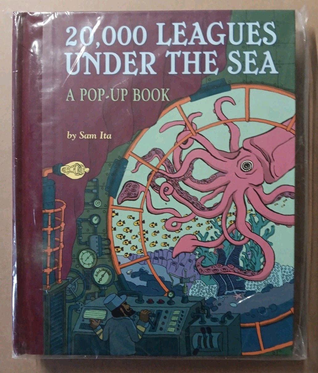 New 20,000 Leagues Under the Sea POP-UP BOOK Sam Ita Sealed 