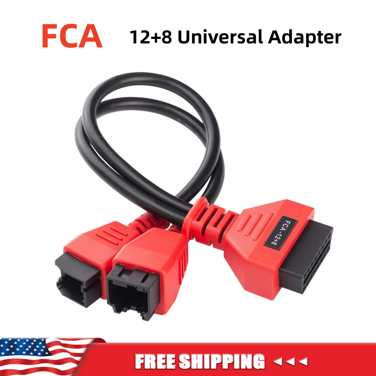 FCA 12+8 Universal Adapter Cable Adapter For Chrysler/Dodge Diagnostic Cable USA
