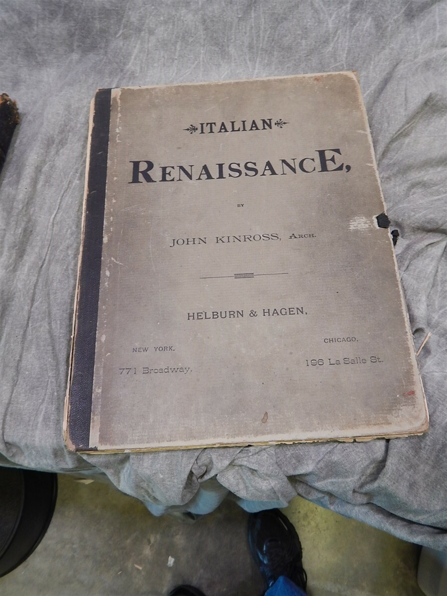 1882 Details form Italian Buildings chiefly renaissance~John Kinross~portfolio