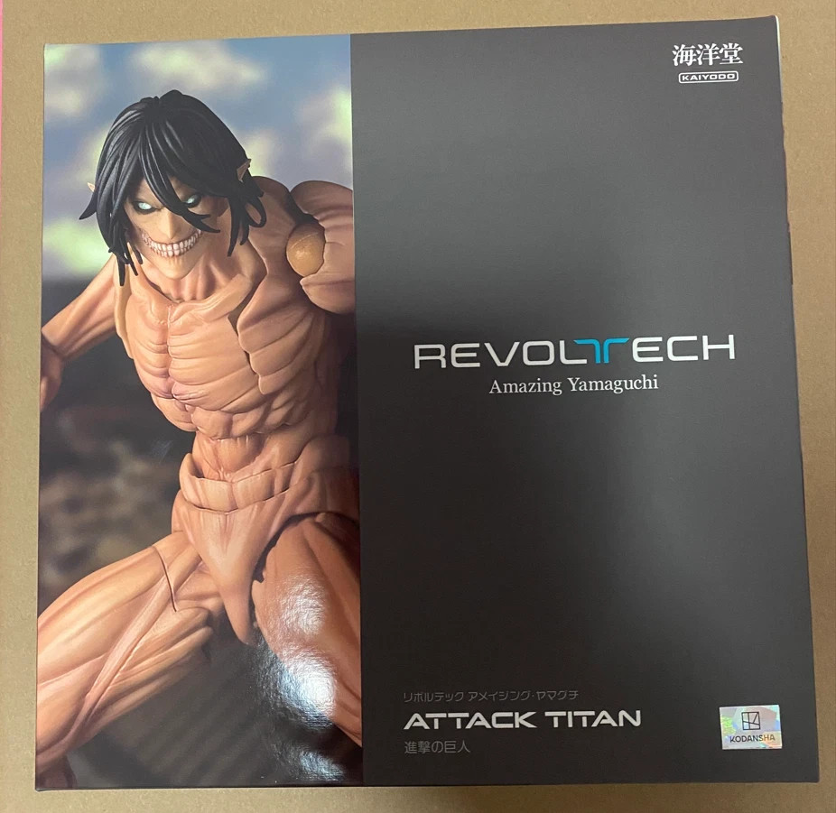 Kaiyodo Revoltech Amazing Yamaguchi Attack on Titan Eren Yeager Action Figure