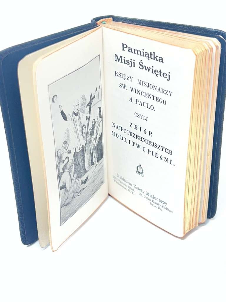 Vintage Polish Prayer Book Pamiatka Misji Swietez Brand New 1 Pc.