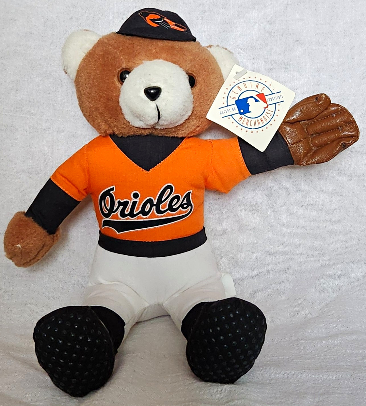 Vintage \'90\'S Baltimore Orioles MLB Plush Teddy Bear – NWT - Baseball Glove