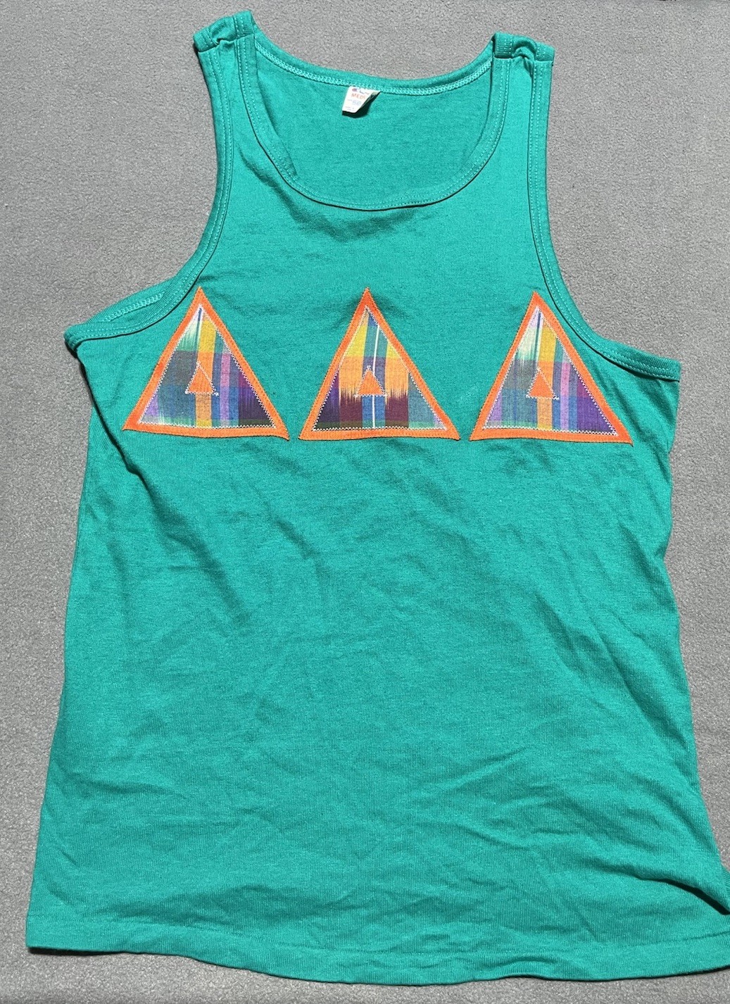 Vtg 90\'s Champion Tri Delta Delt T Shirt Tank Top Greek ∆∆∆ Medium Sewn Patches Vtg 90\'s Champion Tri Delta Delt T Shirt Tank Top Greek ∆∆∆ Medium Sewn Patches